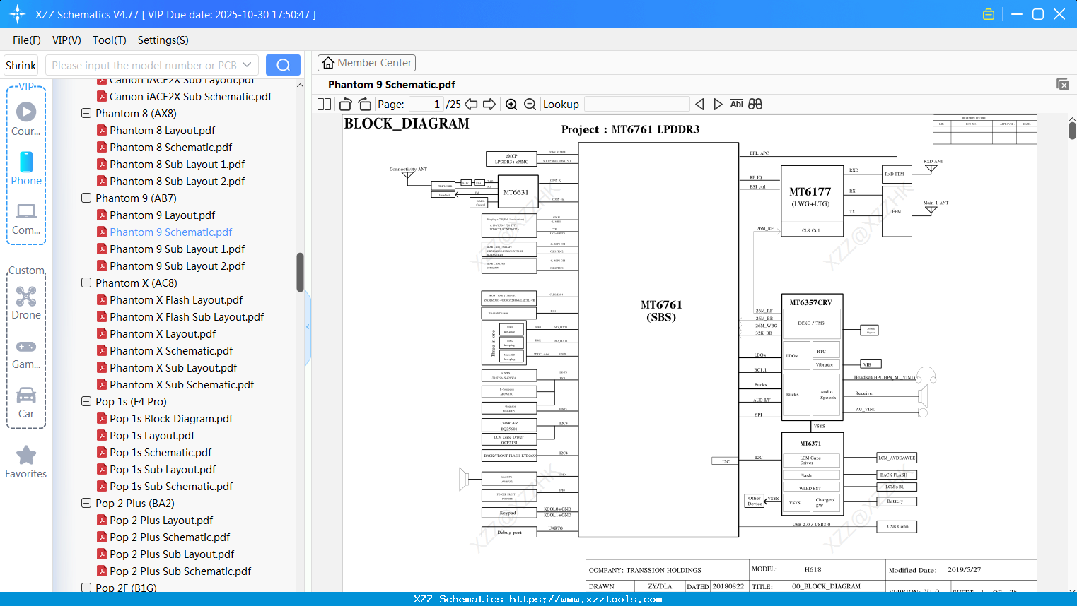 Tecno Phantom 9 Schematic